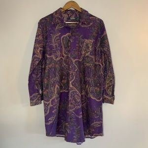 Lauren Ralph Lauren long shirt size medium